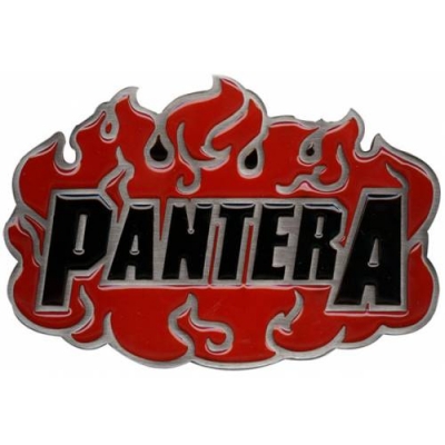 Пряжка Pantera - Flaming Logo ― iMerch
